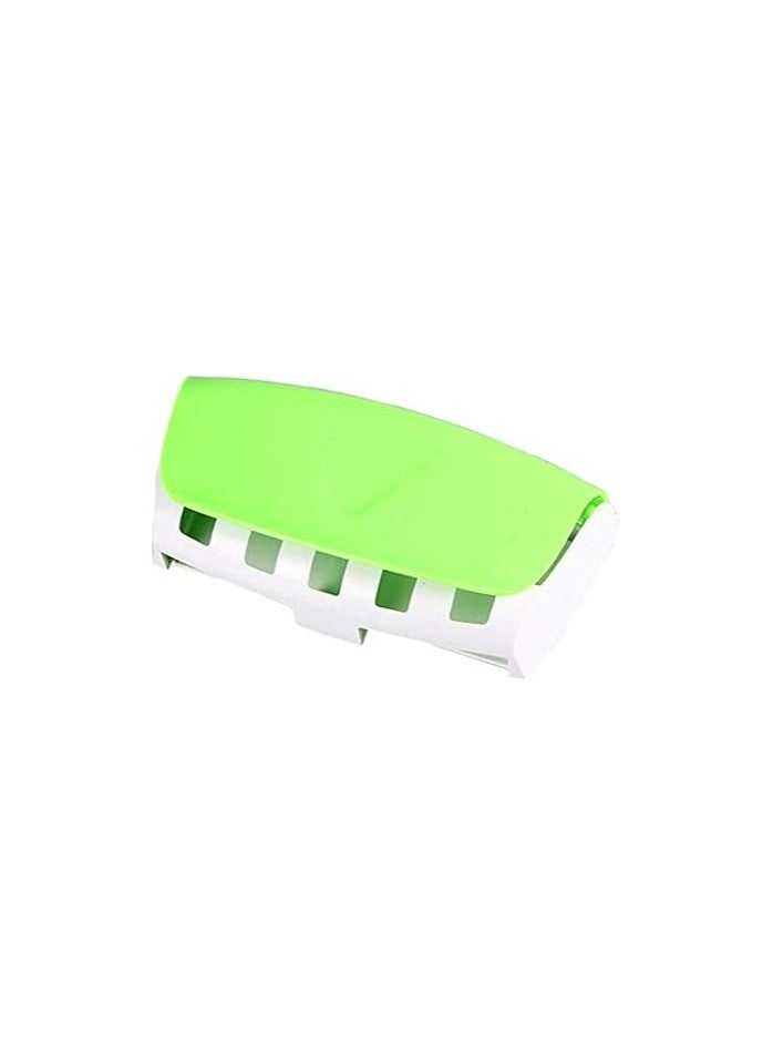 Toothbrush Holder Toothpaste Squeezer Kit Wall Mounted 5 Toothbrush holder with Automatic Toothpaste Dispenser - Image 2