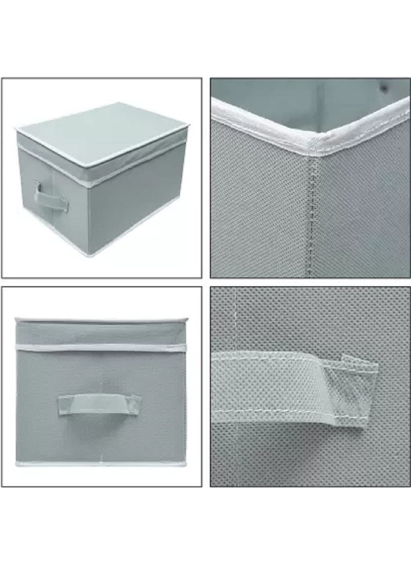 SKYLII Skylii Storage Box for Clothes Toy and File Organizer Storage Box With Lid multi purpose Grey 2  - Image 3