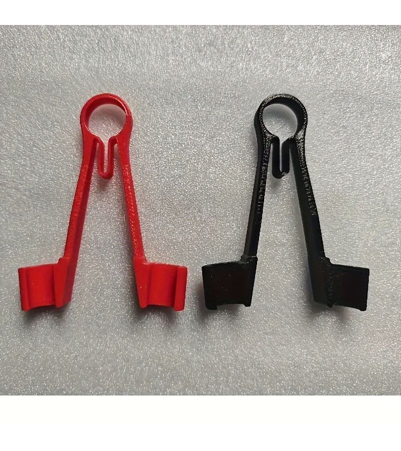 2 PCS Multimeter Probe Fixing Clip Holder One Hand Operation Auxiliary Tool For Circuit Repair Component Test White - Image 1