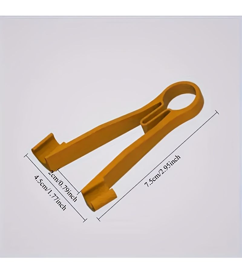 2 PCS Multimeter Probe Fixing Clip Holder One Hand Operation Auxiliary Tool For Circuit Repair Component Test White - Image 3