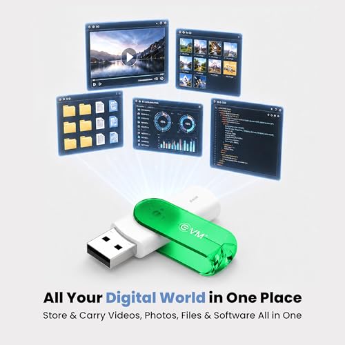 EVM EnStick 64GB USB 3.2 Gen 1 High-Speed Pendrive | Superfast 200MB/s Read | Premium Durable Metal Body | Plug & Play Laptop Desktop Smart TV Car Stereo| 10 Years Warranty (EVMPDA3.2/64GB) - Image 4