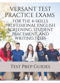 Versant Test Practice Exams for the 4-Skills Professional English Screening, Student Placement, and Writing Tests with Answers and Free mp3s