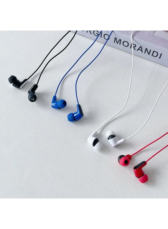 Blue Wired Headset With Microphone For Mobile Phone Computer MP3 MP4 - Image 4