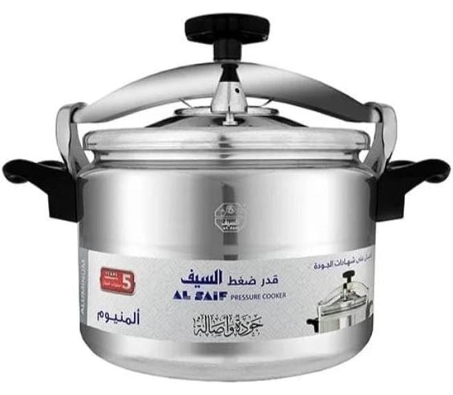 Alsaif Al Saif Pressure Cooker, Aluminum, 15 Liter - Image 1