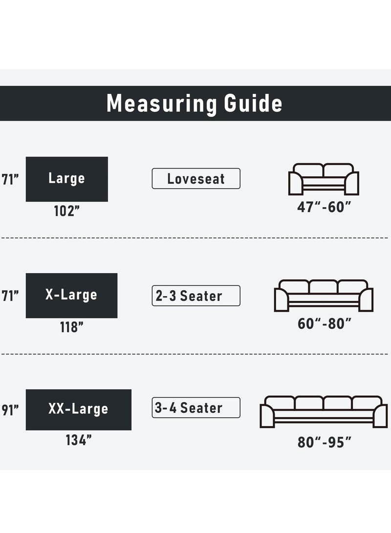 كي واي دي الكرتون نمط 3 مقاعد أريفة غطاء زلق -كاش محك قابل للعكس مع تاسلز، ناعم وقابل للغسيل بطانية الرمي، غير انزلاقية، كبيرة الحجم 180x260CM - Image 3