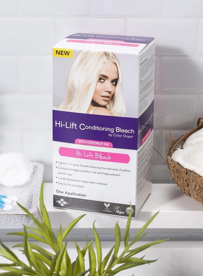 Color Oops Hi-Lift Bleach | Lifts 3-5 Levels | Nourishing & Moisturizing Formula - Image 2