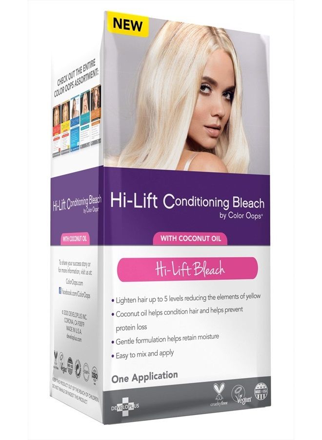 Color Oops Hi-Lift Bleach | Lifts 3-5 Levels | Nourishing & Moisturizing Formula - Image 1