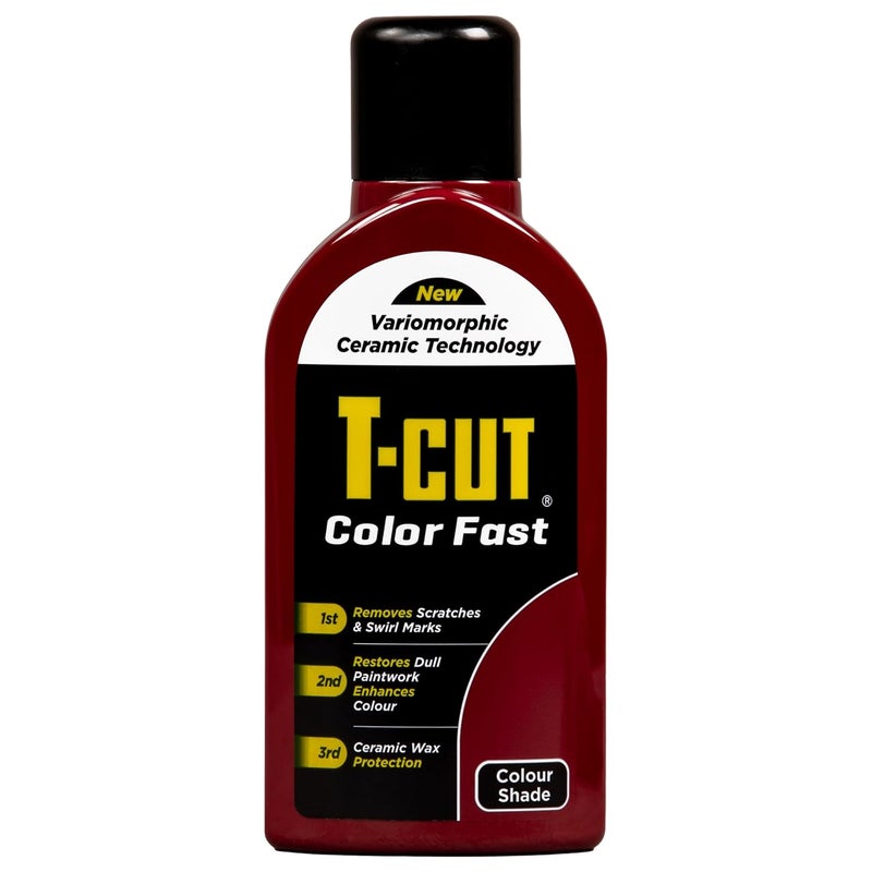 T-Cut تلميع السيارة T-Cut Color Fast أحمر داكن 500 مل - Image 1