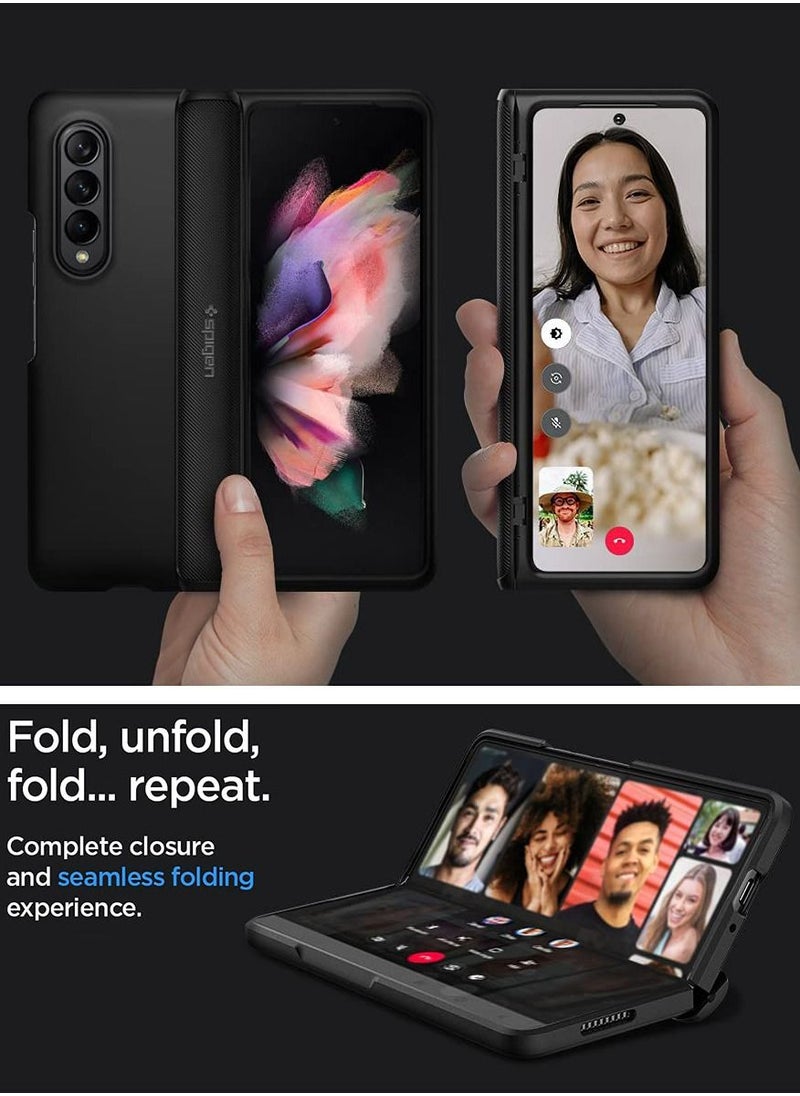 Spigen Slim Armor Pro Sliding Hinge Coverage Technology Case Cover for Galaxy Z Fold 3 5G  2021  - Image 3