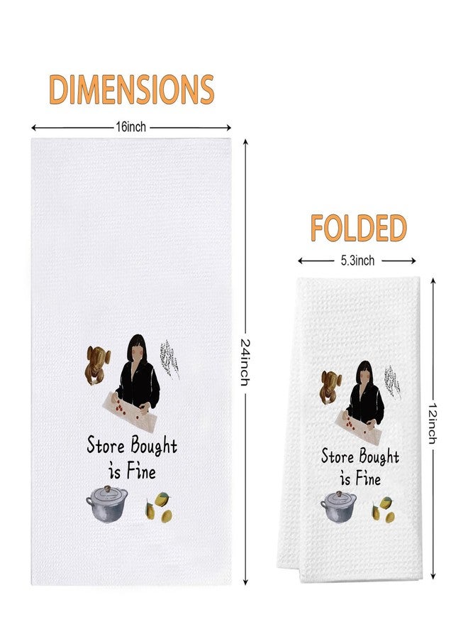 WCGXKO Ina Fans Gift Store Bought is Fine Kitchen Towel Foodie Lover Gift Ina Inspired Gift Tea Towel (Fine Towel) - Image 2