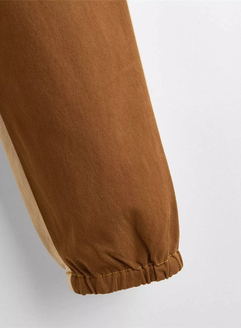 Girls Two Tone Carrot Jeans  - Image 4
