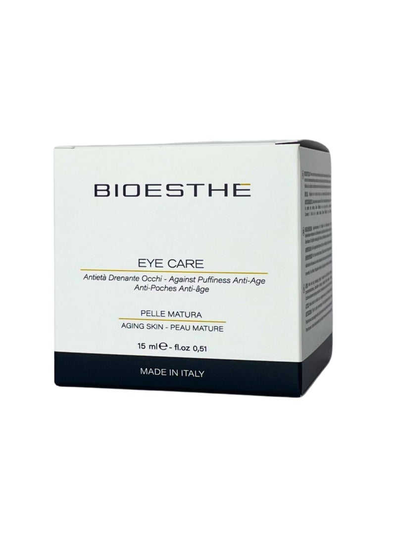 Bioesthe Eye Care Cream - Anti-Aging & Draining Formula with Peptides & Caffeine Niosomes – Reduces Wrinkles, Eye Bags & Dark Circles – 15ml - Image 2