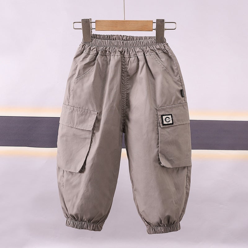 Girls' Long Pants 2025 Thin Children'S Fashionable Casual Pants Loose Trendy Pants Boys' Pants - Image 5
