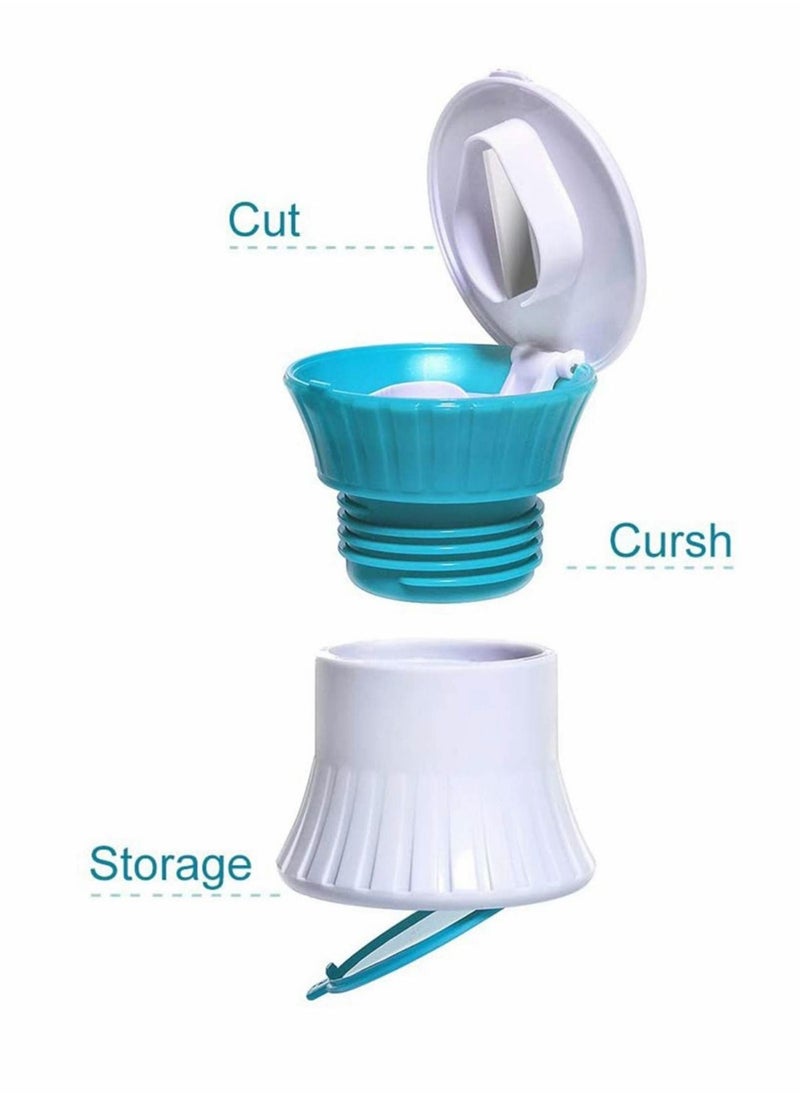 SYOSI - 3 In 1 Multifuntion Cutter/Crusher/Box For Small Best Grinder That Grinds Your Tablets - Image 1