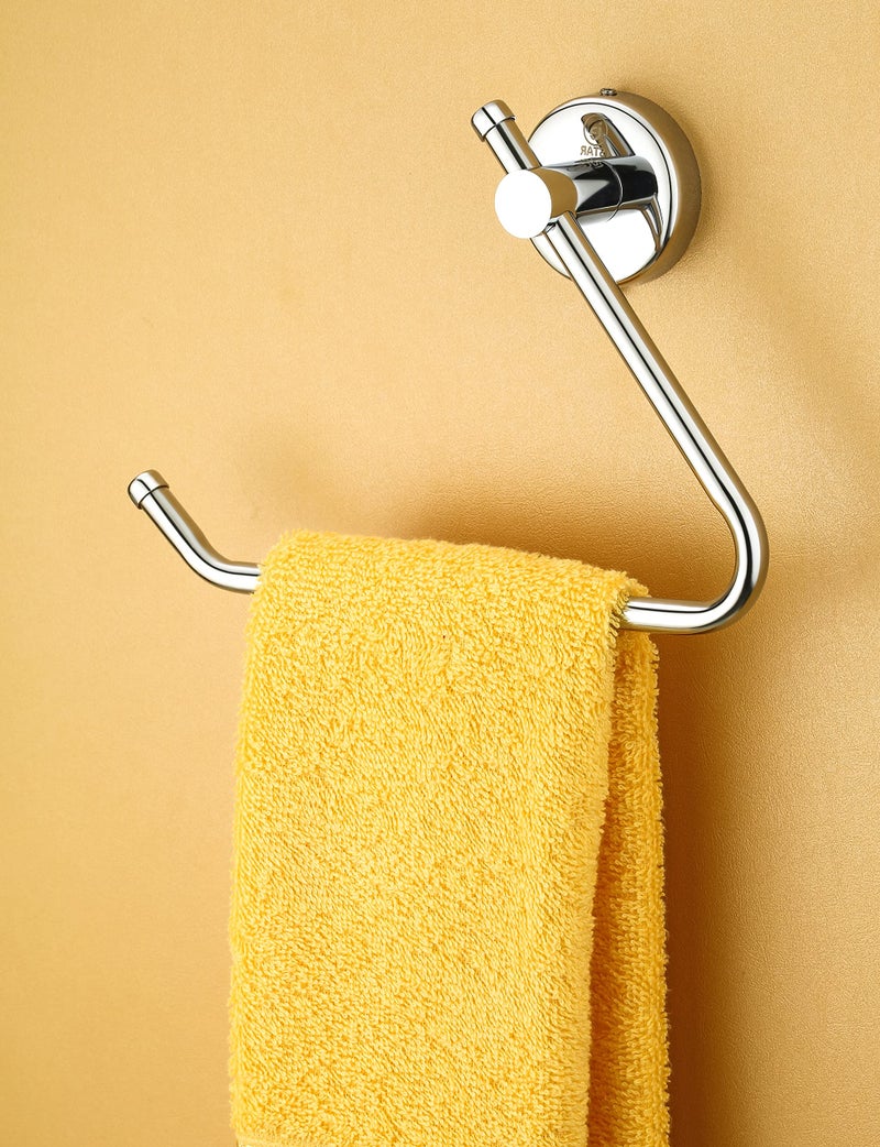 iSTAR Stainless Steel Towel Ring/Napkin Ring/Towel Holder/Towel Hanger/Towel Holder for Washbasin and Napkin Holder Stand for Kitchen, Bathroom - Image 2