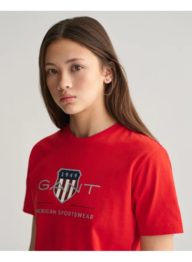 غانت Gant Archive Shield Ss T-Shirt