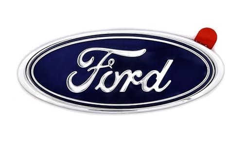 Ford Blue Oval Novelty Logo Chrome Plated Plastic Emblem