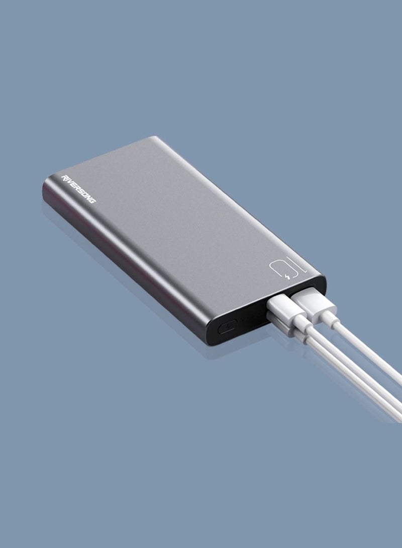 ريفرسونج رايز 10 برو - باور بنك - 10000 مللي أمبير/ساعة - رمادي - Image 5