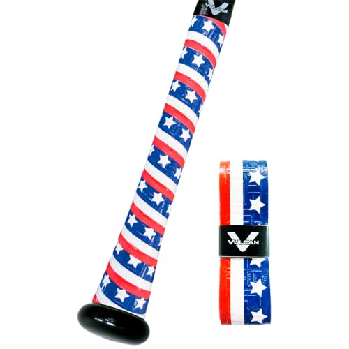 Vulcan | 0.50mm Bat Grip | Baseball/Softball | Stars & Bars - Image 2