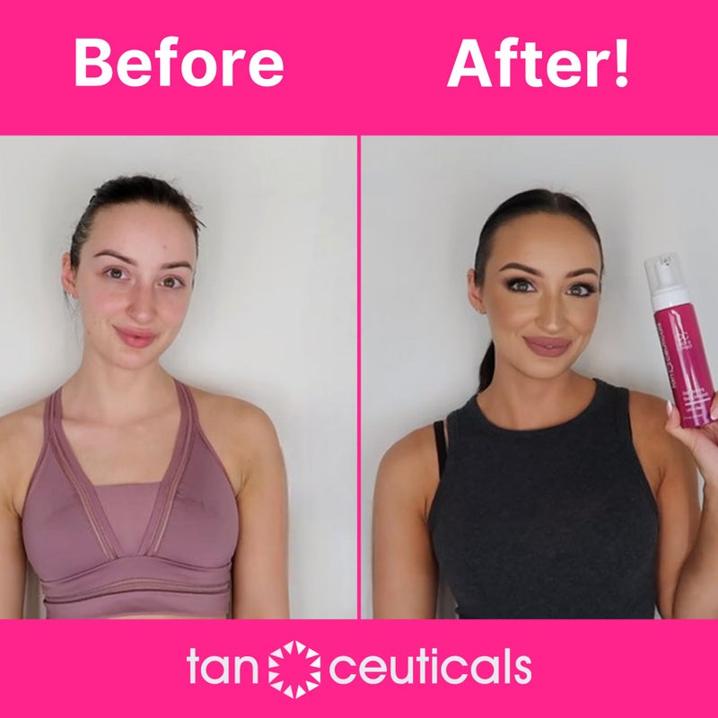 Tanceuticals CC Self Tanning Body Mousse - Ultra Dark Self Tanner - Healthy Ingredients & Fresh Coconut Scent Give Instant, Natural-Looking & Long-Lasting Sunless Tan - 6.7 oz (Ultra Dark) - Image 5