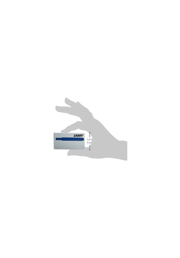 LAMY خرطوشة حبر لامي T10 زرقاء/سوداء - عبوة من 5 لاقلام الحبر السائل - Image 3