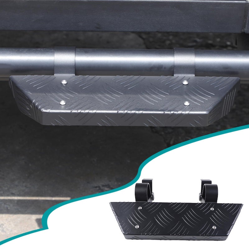 Hudiriy Door Running Boards Side Hoop Steps Foot Pedal Compatible with Ineos Grenadier 20202024 Heavy Duty Running Boards Add On Side Steps Bars Hoop Step Accessories Black