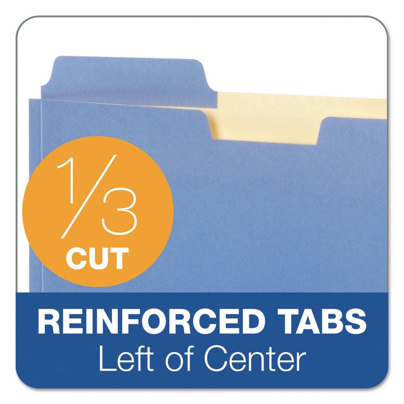 Pendaflex Globe-Weis/Pendaflex File Folder Pockets, 150 Sheet Capacity, Letter Size, Double Top, 1/3 Cut Tabs, Assorted Colors, 10 Pack (FP153L10 ASST) - Image 3