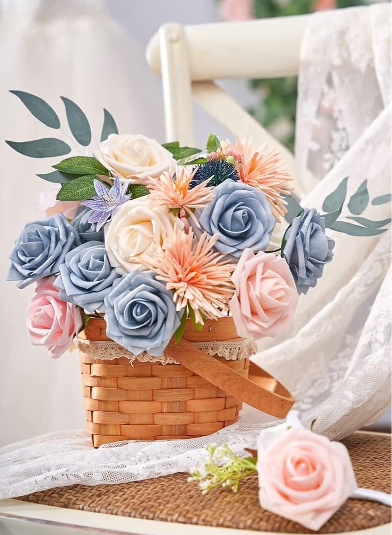 SYOSI Artificial Flowers Combo Box Set Pink Wedding Flowers - Image 5