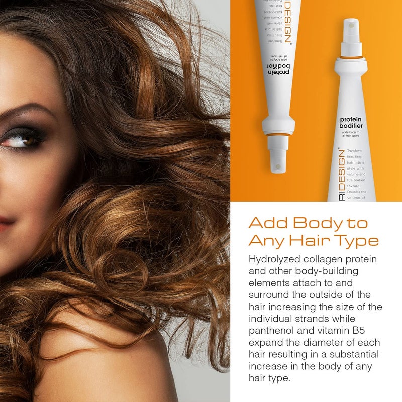TRIDESIGN TRI Design Protein Bodifier - Volumizing Hairspray for Full-Bodied Texture - Ideal for All Hair Types - Nourishes and Enhances Hair for Lift, and Body to Fine, Thin, or Limp Hair - 9.5 oz - Image 5