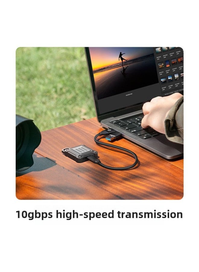 Orico Hard Disk Box 2230 Mobile Solid State M.2 NVMe External Hard Disk Box Notebook/Tablet/Mobile Phone-Color: Outdoor Money  - Image 4