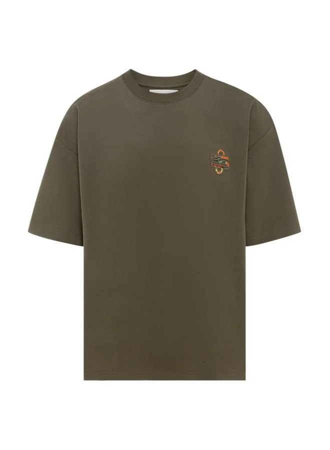 Selene Unisex - Embroidered Logo Oversized T-Shirt