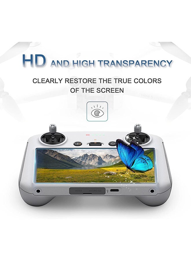 Tersely [2 Pack] Anti-Glare Matte Screen Protector for DJI Mini 4 Pro/Mini 3 Pro/Mavic 3 Pro - 9H Tempered Glass Protective Film for RC 2/RC Remote Controller HD Films - Image 5