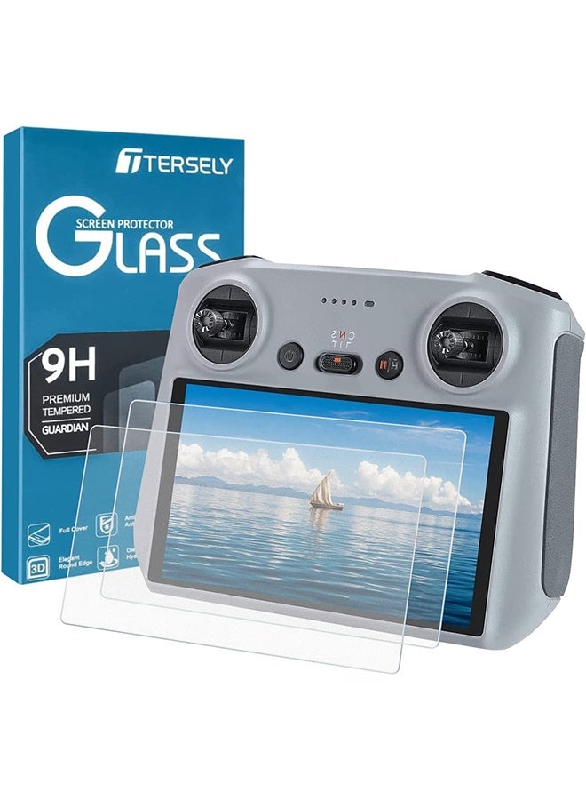 Tersely [2 Pack] Anti-Glare Matte Screen Protector for DJI Mini 4 Pro/Mini 3 Pro/Mavic 3 Pro - 9H Tempered Glass Protective Film for RC 2/RC Remote Controller HD Films - Image 1