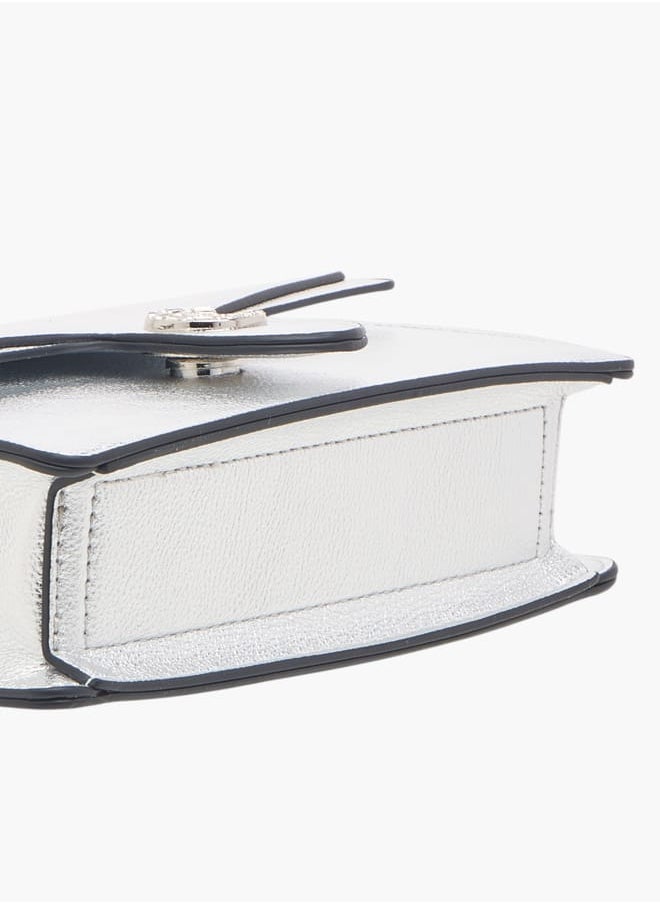 Le Confort Womens Le Confort Crossbody Mettalic Wih Metal Strap  - Image 5