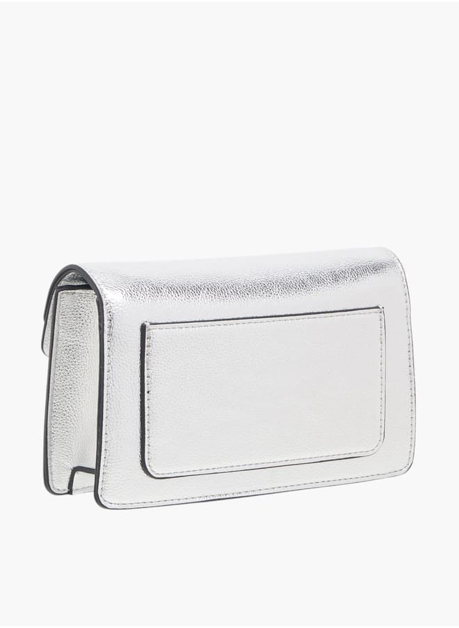 Le Confort Womens Le Confort Crossbody Mettalic Wih Metal Strap  - Image 3