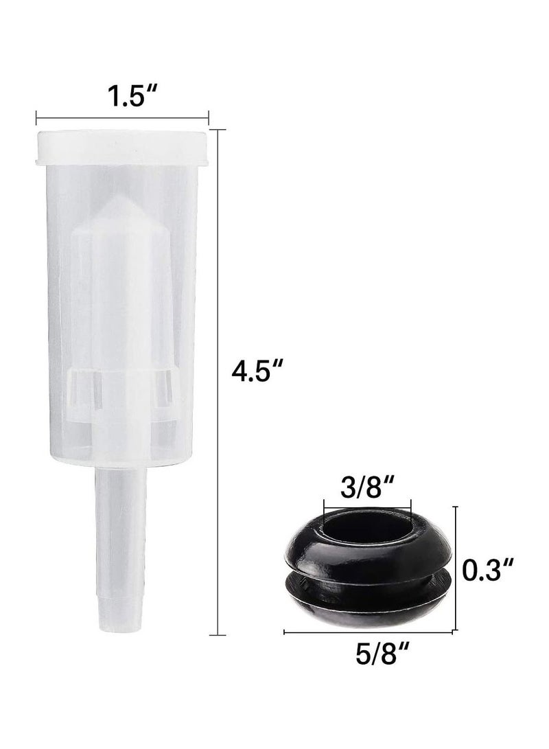 4-Piece Air Locks With Silicone Grommet for Fermentation - Image 3