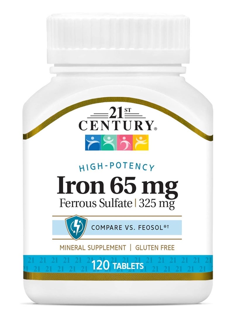 القرن الحادي والعشرين، حديد، 65 ملجم، 120 قرصًا