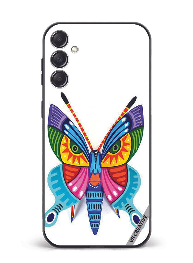 VR CREATIVE Protective Case Cover For Samsung Galaxy M14 Butterfly Design Multicolour - Image 1