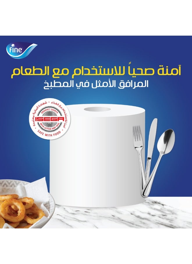 Fine Sterilized Kitchen Towel Mega Roll 1000 Sheets 1 Roll  - Image 4