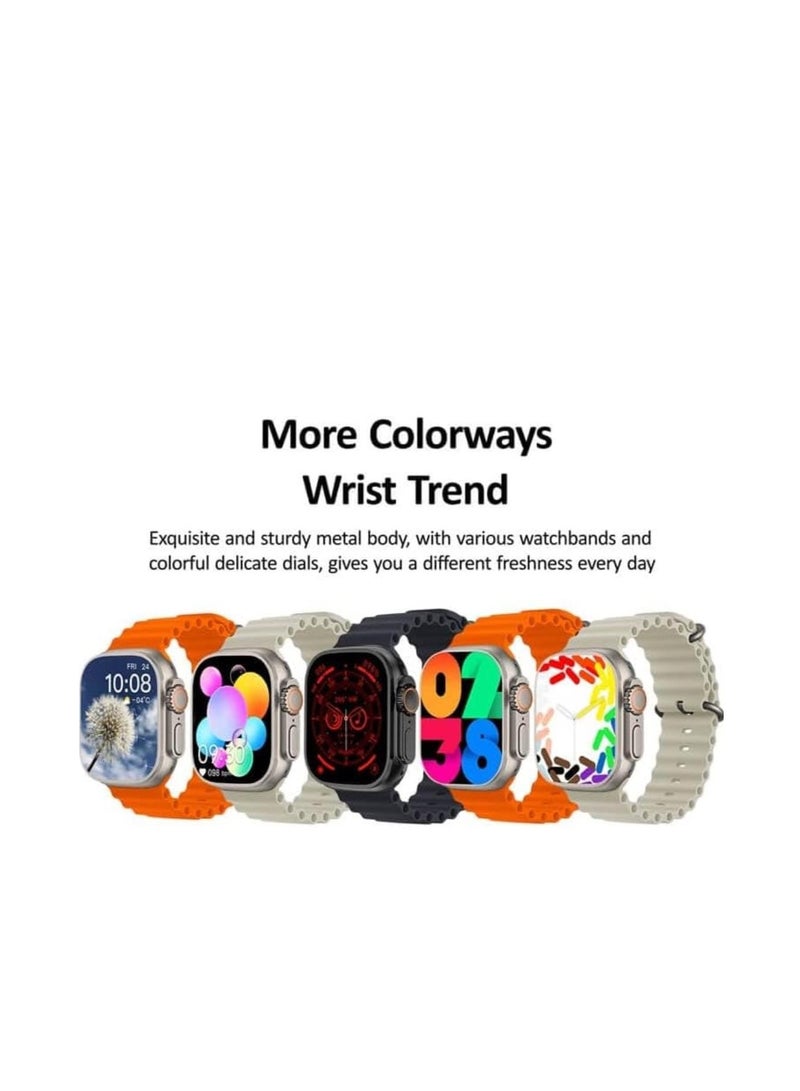 الذاكرة السريعة ساعة ULTRA 3 الذكية 7 في 1 لتتبع اللياقة البدنية، ومراقبة معدل ضربات القلب، والمزيد - Image 5