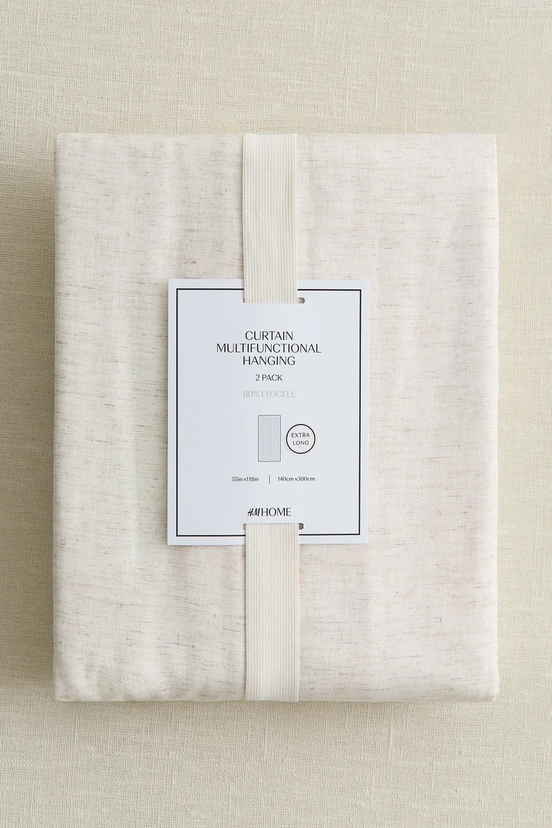 H&M 2-pack long lyocell-blend curtain lengths