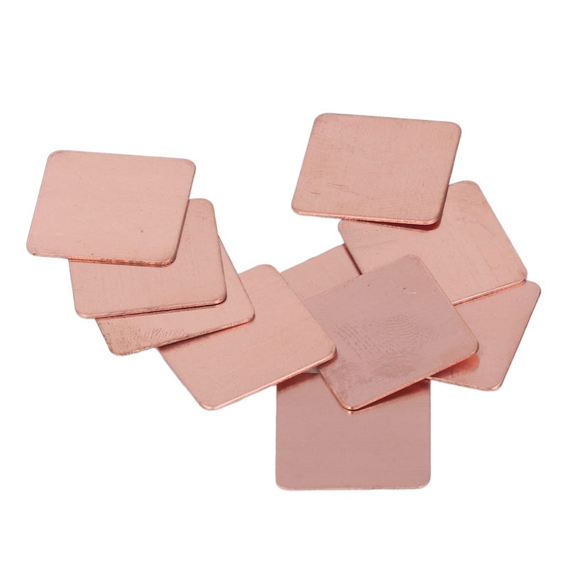 Copper Heat Sink Shim 20Pcs 20x20mm 0 5mm For GPU Thermal Conductivity - Image 2