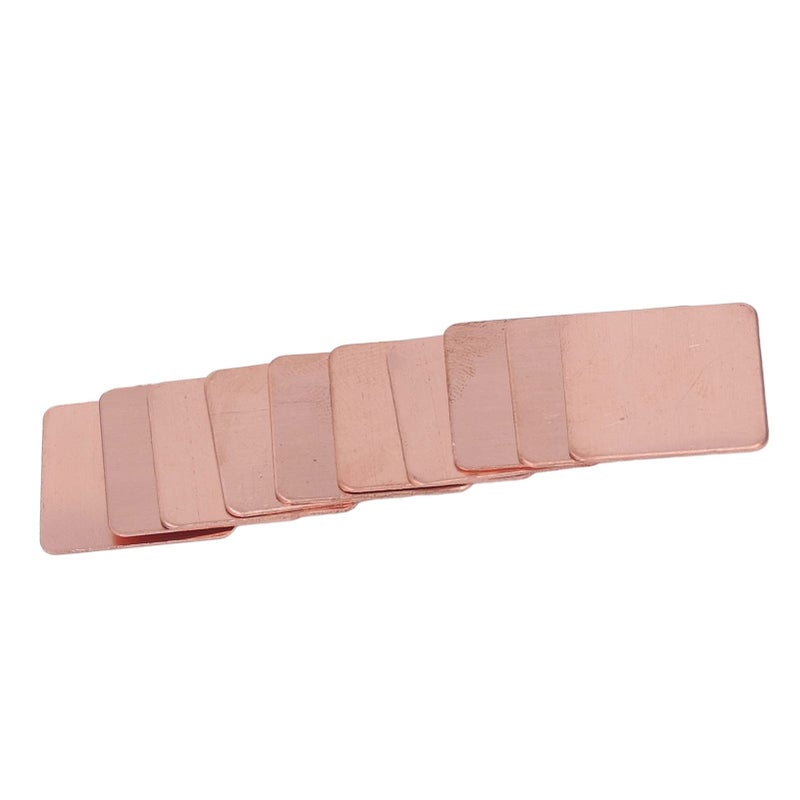 Copper Heat Sink Shim 20Pcs 20x20mm 0 5mm For GPU Thermal Conductivity - Image 5