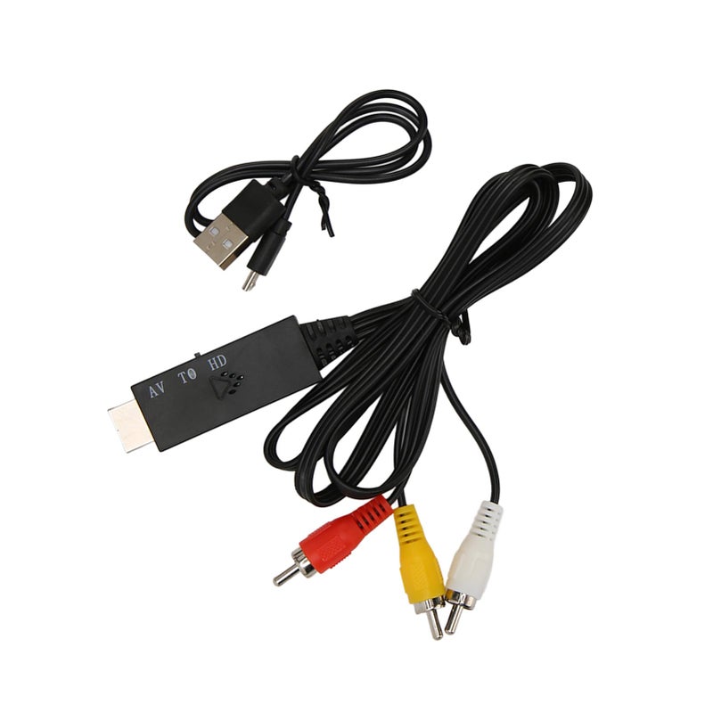 3 3ft HDMI Converter Cable for PS1 PS2 N64 VHS VCR DVD Players Plug and Play - Image 4