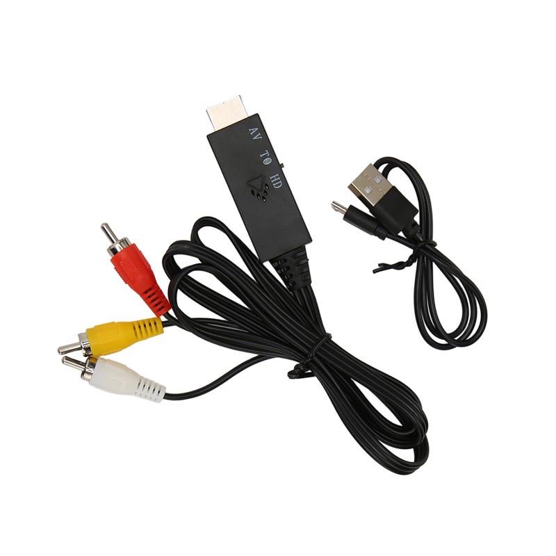 3 3ft HDMI Converter Cable for PS1 PS2 N64 VHS VCR DVD Players Plug and Play - Image 3