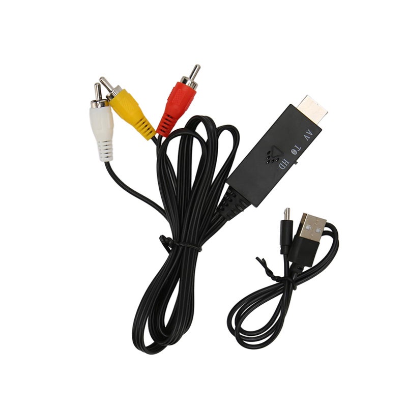 3 3ft HDMI Converter Cable for PS1 PS2 N64 VHS VCR DVD Players Plug and Play - Image 2