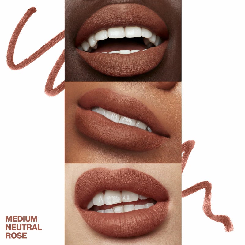 Smashbox Be Legendary Line & Prime Lip Liner Pencil | Creamy, Long Lasting, Precise Lip Liner Pencil for Shaping & Sculpting Lips, 0.04 Ounce, Medium Neutral Rose - Image 2