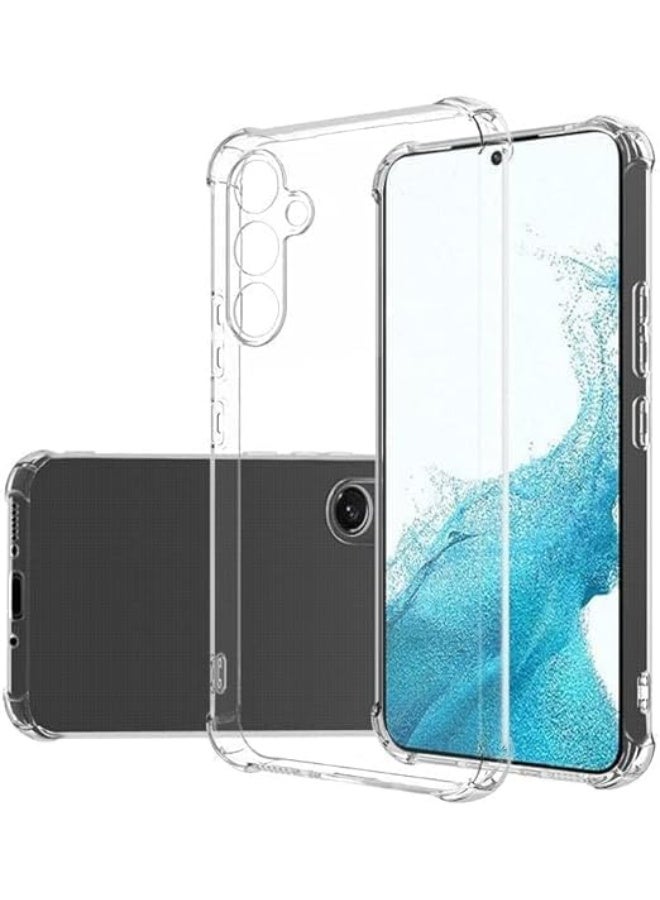 ليون ستور جراب شفاف جالاكسي A55 شبكة الجيل الخامس 5G من البولي يوريثين الحراري، خلفي مطاط السيليكون، ممتص للصدمات بزوايا معززة لسامسونج - Image 5