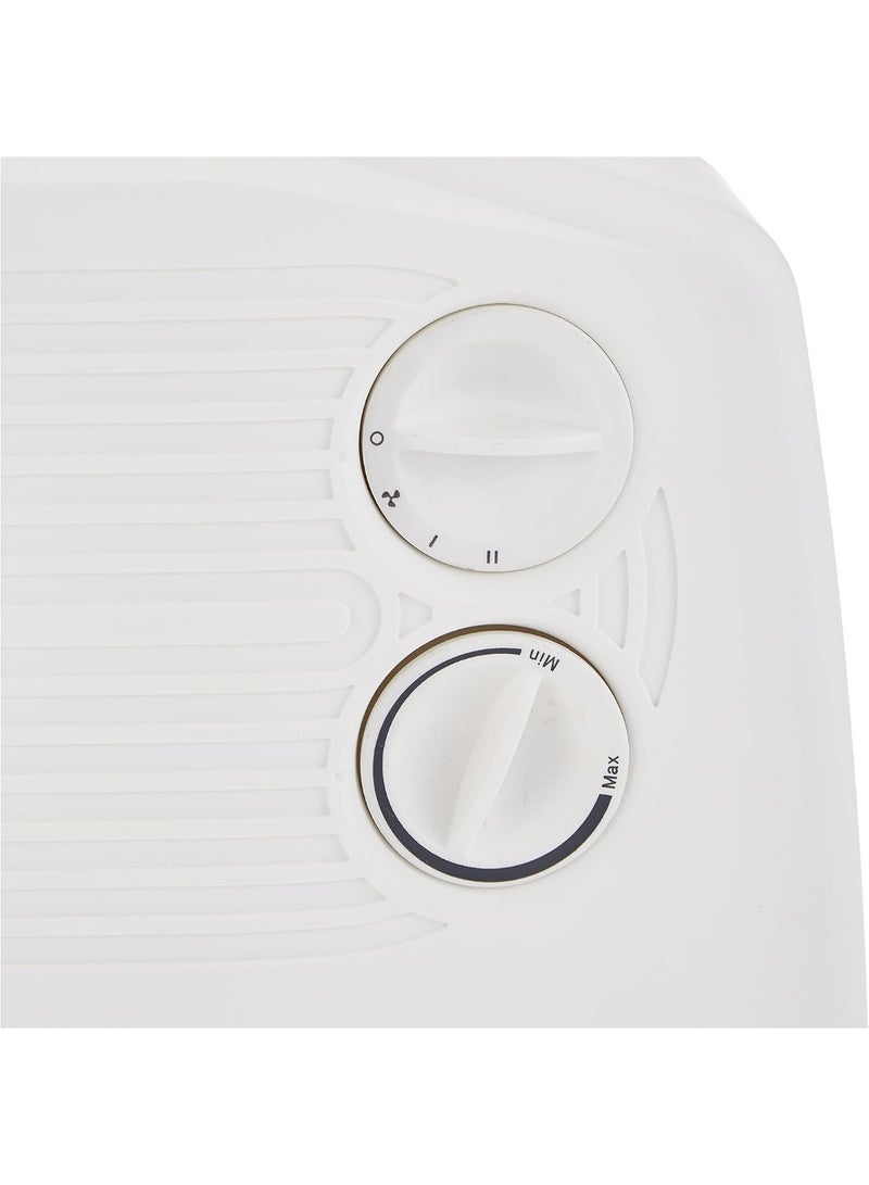 BLACK+DECKER Horizontal Fan Heater White 2400W 2400 W HX230T-B5 Black & White - Image 5