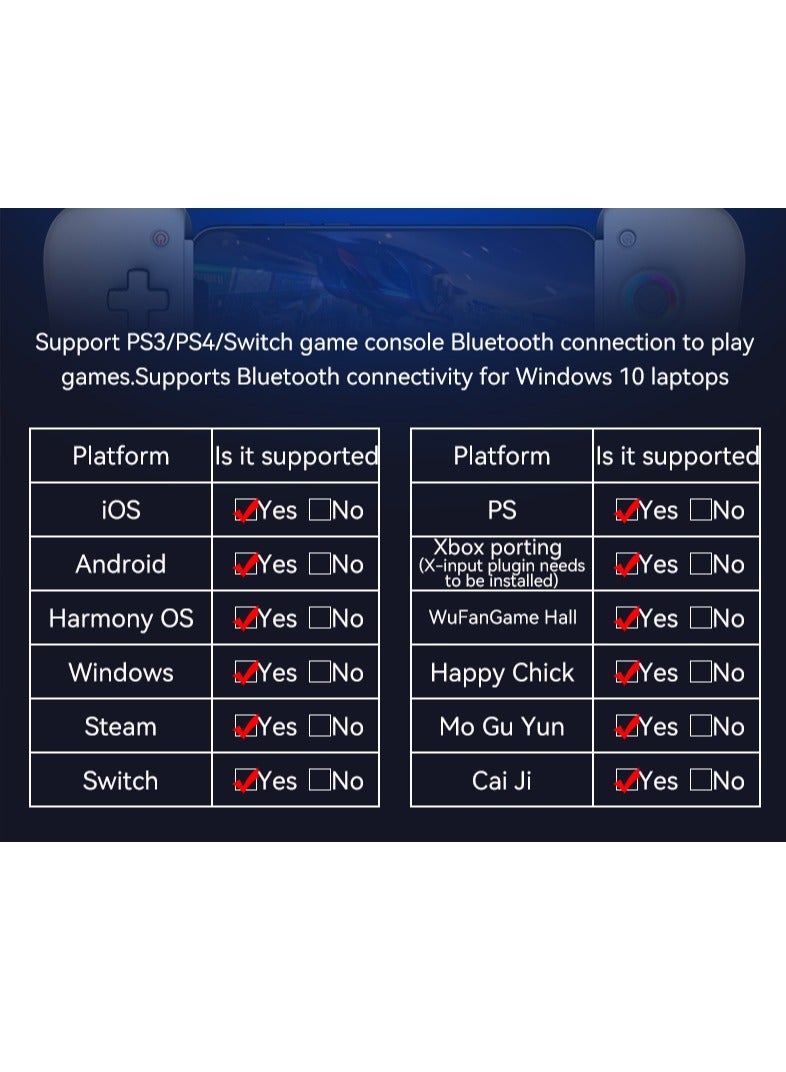 باللغة العربية:  D8PRO وحدة التحكم في ألعاب إلكترونية قابلة للمطاطية مع مستشعر هول مزدوج، استشعار الحركة، وبرمجة الماكرو، متوافق مع SWITCH/PS4/Android/iOS/PC (أسود) - Image 3